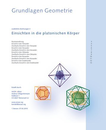 Einsichten in die platonischen Körper - AnOAe.org