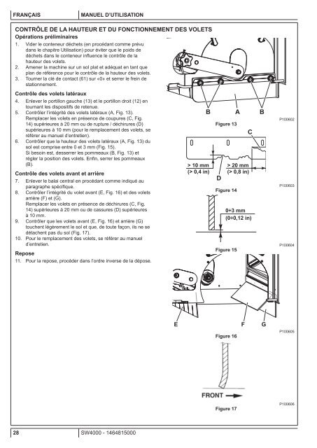 SW4000 USER MANUAL - Nilfisk PARTS - Nilfisk-Advance