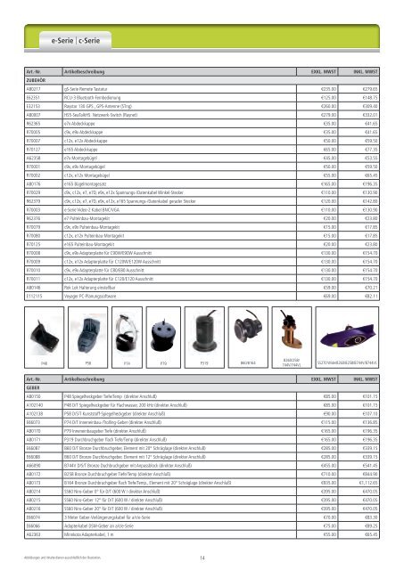 Raymarine Preisliste September 2013 - Nordwest-Funk