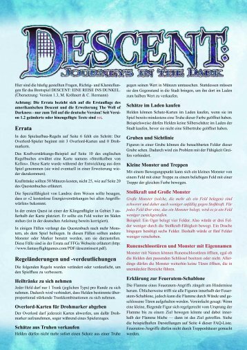 Descent FAQ Deutsch