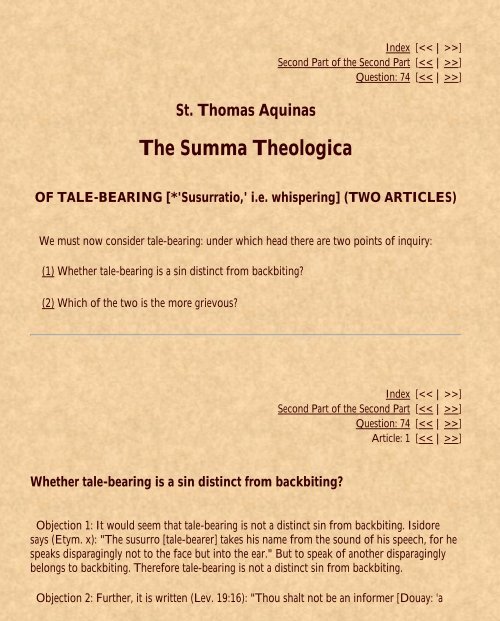 Kolbe's Greatest Books: Thomas Aquinas Summa Theologica ...