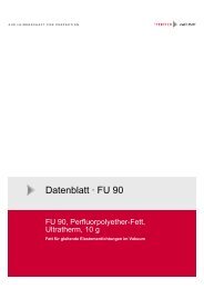 Datenblatt · FU 90 - Pfeiffer Vacuum