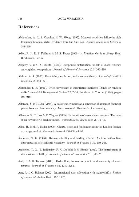 BERND PAPE Asset Allocation, Multivariate Position Based Trading ...