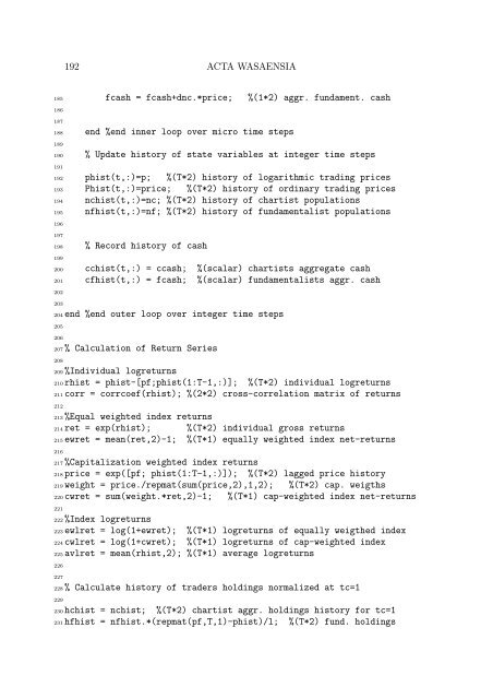 BERND PAPE Asset Allocation, Multivariate Position Based Trading ...