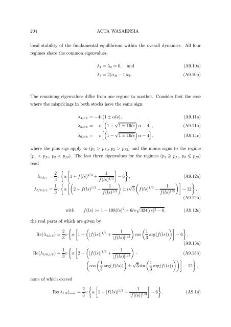 BERND PAPE Asset Allocation, Multivariate Position Based Trading ...