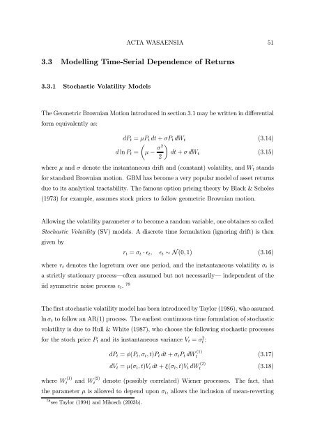 BERND PAPE Asset Allocation, Multivariate Position Based Trading ...