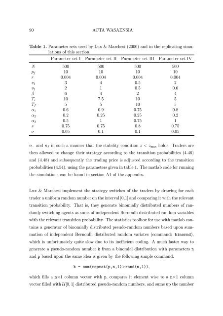 BERND PAPE Asset Allocation, Multivariate Position Based Trading ...