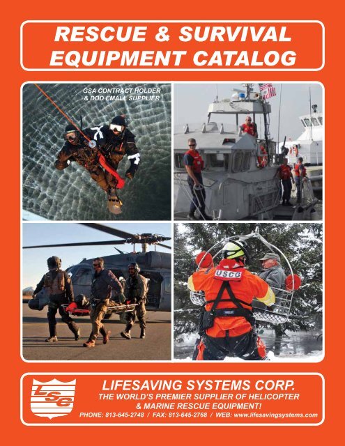 Rescue & Survival Equipment Catalog - Lifesaving Systems Corp