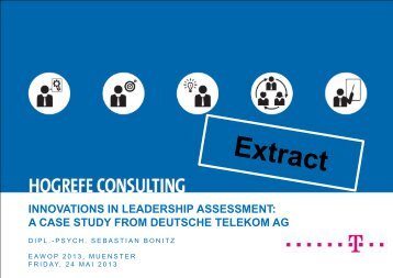 Innovations in Leadership assessment - Hogrefe Consulting