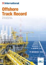 Track Record Brochure - International Paint Protective Coatings