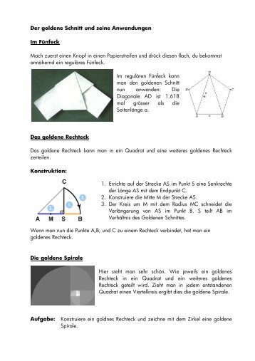 Anwendungen Goldener Schnitt - Makuwi.ch