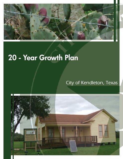 20 - Year Growth Plan - City of Kendleton