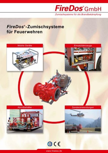 FireDos® -Zumischsysteme für Feuerwehren - FireDos GmbH