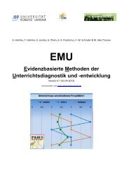 Evidenzbasierte Methoden der Unterrichtsdiagnostik ... - Bildung & ICT