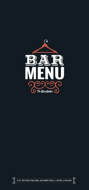 Drinks Menu (PDF) - The Wardrobe