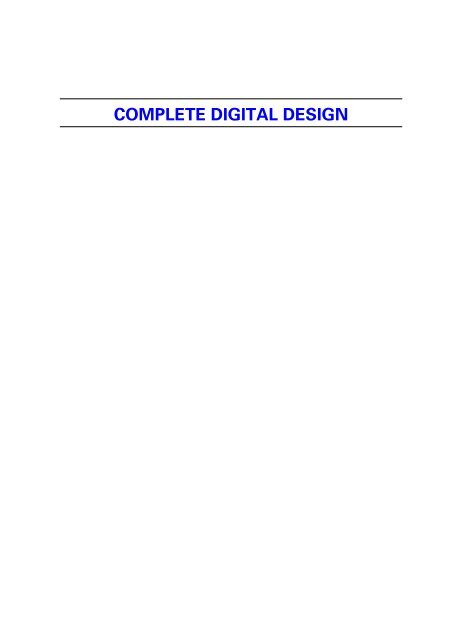complete digital design