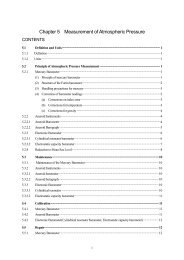 Chapter 5 Measurement of Atmospheric Pressure