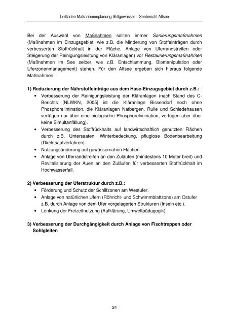 14 - Seebericht Alfsee - Niedersächsischer Landesbetrieb für ...