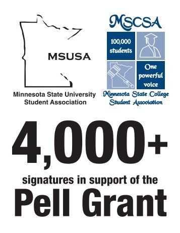 signatures in support of the - Minnesota State University Student ...