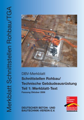 Schnittstellen Rohbau - Deutscher Beton- und Bautechnik-Verein eV