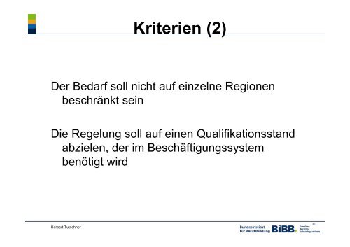 Herbert Tutschner, Bundesinstitut für Berufsbildung ... - Ingdl.de