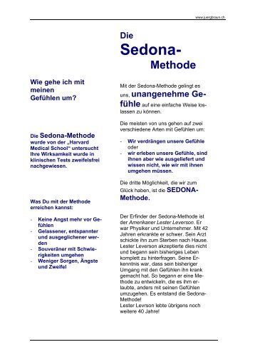 Die SEDONA-Methode