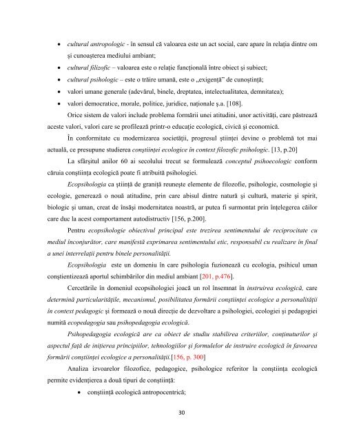 formarea competenţei ecologice la studenţi în procesul predării ...