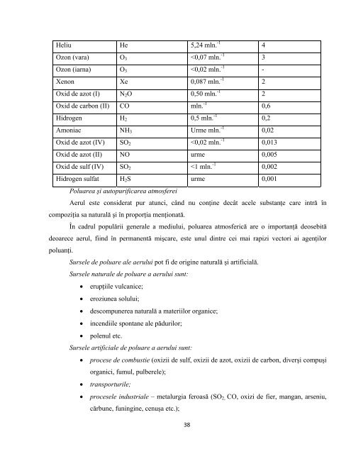 formarea competenţei ecologice la studenţi în procesul predării ...