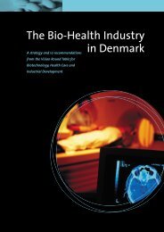 The Bio-Health Industry in Denmark - Erhvervsstyrelsen