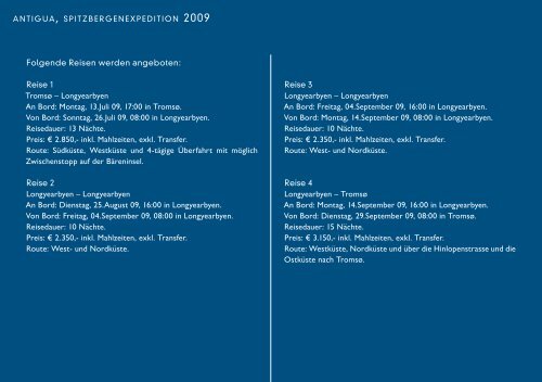 Spitzbergen Info-Broschüre (PDF)
