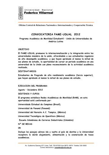 Oficio NÂº 112-2005-OCRNICT-UNFV - Universidad Nacional ...