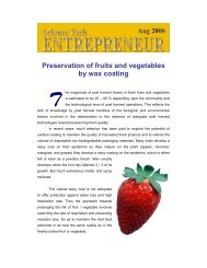 Preservation of fruits and vegetables by wax coating - Agrisave