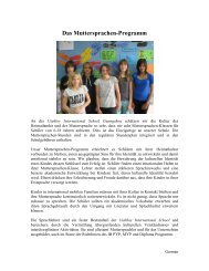 Das Muttersprachen-Programm - Utahloy International School