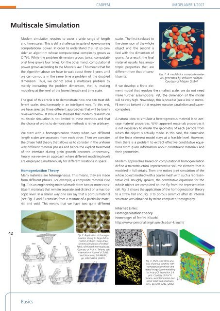 Infoplaner 1-2007 - Cadfem