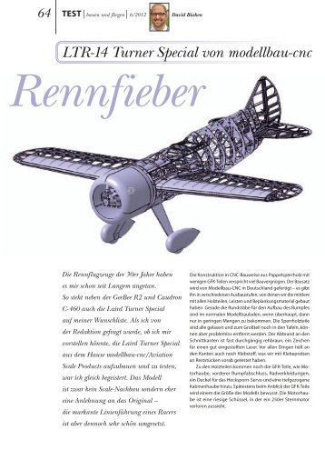 Turner Testbericht Teil 1 06/2012 - Aviation Scale Products