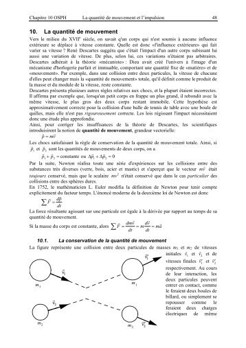 Quantité de mouvement