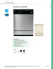 Whirlpool® DU915PWW - Inside Advantage