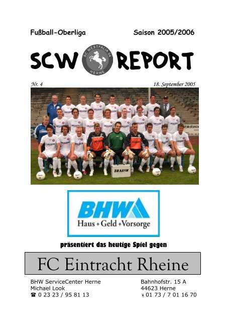 FC Eintracht Rheine - SC Westfalia 04 Herne eV