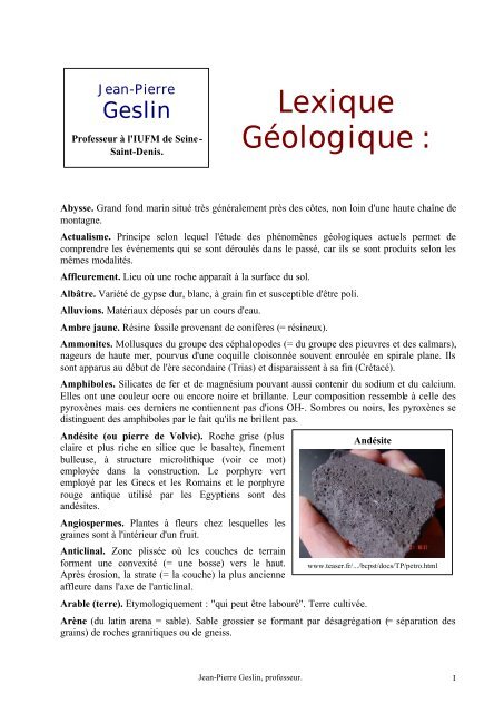 Lexique geologique J-P Geslin.pdf - Free