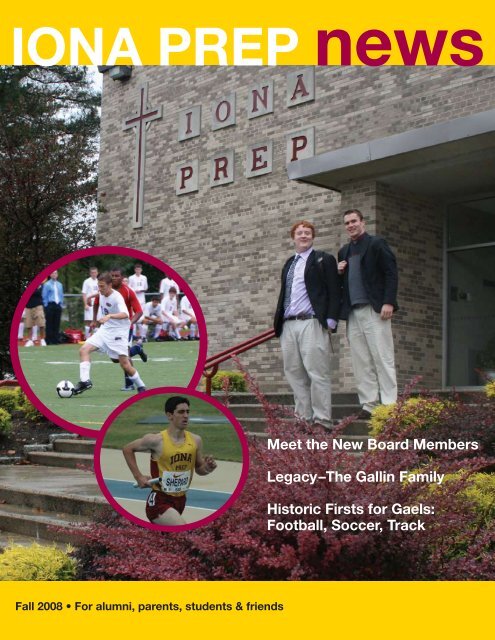 2008 Fall Issue - Iona Preparatory School