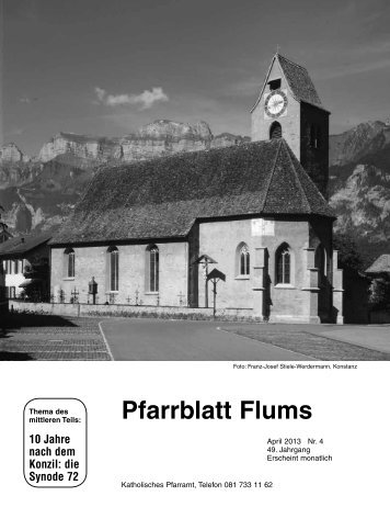 Pfarrblatt Flums - justus-flums.ch