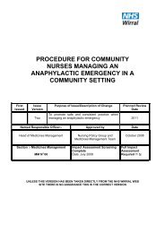 procedure for community nurses managing an anaphylactic