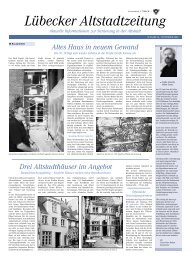 Lübecker Altstadtzeitung Aktuelle Informationen zur ... - Trave