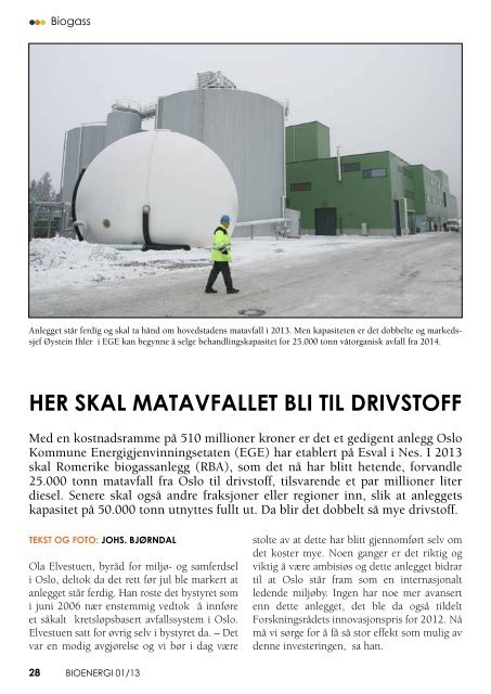 Bioenergi nr. 1 2013 pdf 3458.95 KB - Norsk Bioenergiforening