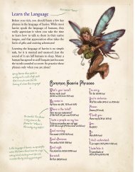 Common Faerie Phrases