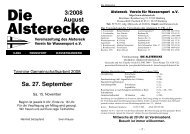 Die Alsterecke 03/2008 - Alstereck VfW eV