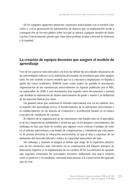 Artículo completo en formato PDF 182Kb - Revista de Educación