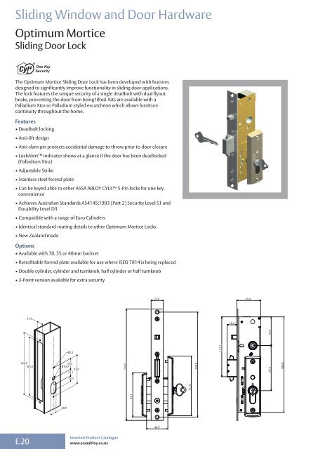 Sliding Window and Door Hardware Catalog - Replace windows ...