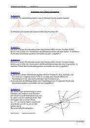 Aufgaben Geometrie Dreiecke - Soenkevoss.de