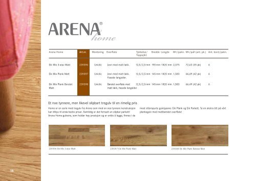 Arena gulvkatalog